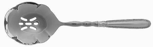 Impero (Sterling) Oversize Pierced Stainless Casserole Spoon