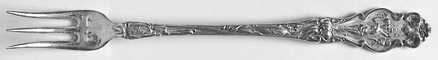 Irian (Sterling, 1902, No Monograms) Oyster Fork