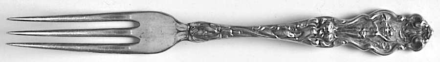 Irian (Sterling, 1902, No Monograms) Strawberry Fork