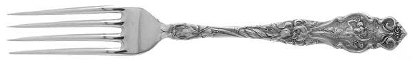 Irian (Sterling, 1902, No Monograms) Fork