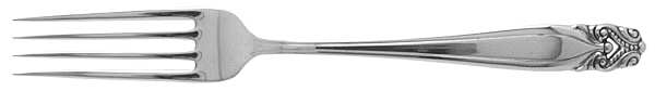 King Christian (Sterling, 1940, No Monograms) Fork