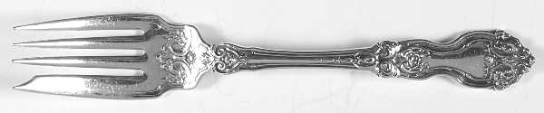 La Reine (Sterling, 1921, No Monograms) Individual Salad Fork