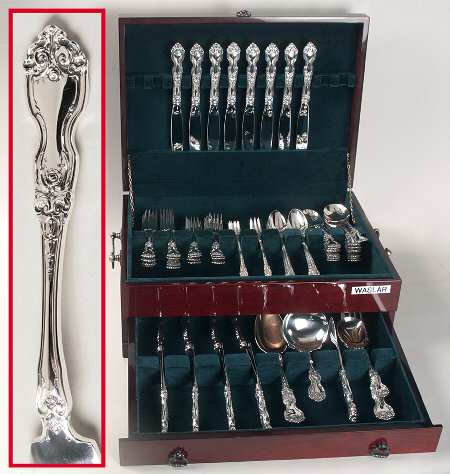 La Reine (Sterling, 1921, No Monograms) 69 Piece Set
