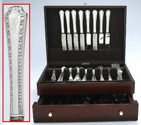 Larkspur (Sterling, 1939) 82 Piece Estate Set