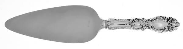 Lucerne (Sterling, 1896, No Monograms) Pie Server with Stainless Blade