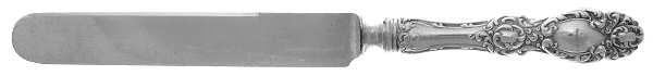 Lucerne (Sterling, 1896, No Monograms) Old French Hollow Knife with Bolster