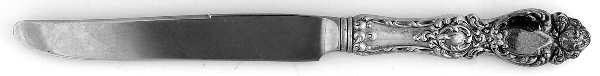 Lucerne (Sterling, 1896, No Monograms) New French Hollow Knife