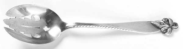 Orchid Elegance (Sterling, 1956) Pierced Tablespoon (Serving Spoon)