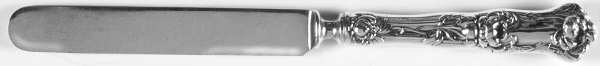 Peony (Sterling, 1906, No Monograms) Solid Tea/Child Knife