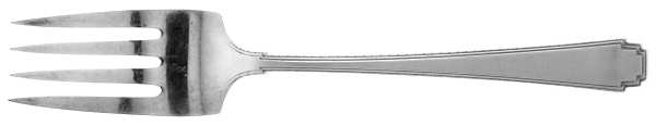 Rhythm (Sterling, 1929) Small Solid Cold Meat Serving Fork