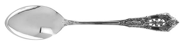 Rose Point (Sterling, 1934, No Monograms) Demitasse Spoon