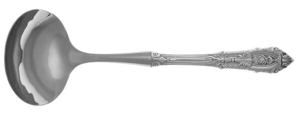Rose Point (Sterling, 1934, No Monograms) Gravy Ladle with No Spout Stainless Bowl HC