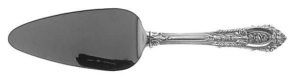 Rose Point (Sterling, 1934, No Monograms) Cheese Server with Stainless Blade