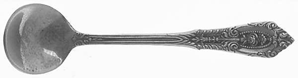 Rose Point (Sterling, 1934, No Monograms) Individual Salt Spoon