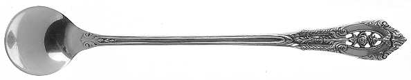 Rose Point (Sterling, 1934, No Monograms) Master Salt Spoon