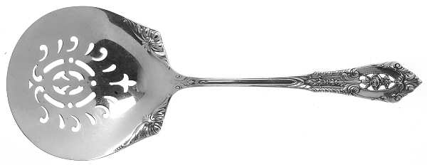 Rose Point (Sterling, 1934, No Monograms) Tomato Server, Solid Piece