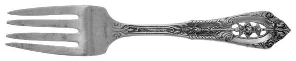 Rose Point (Sterling, 1934, No Monograms) Baby Fork