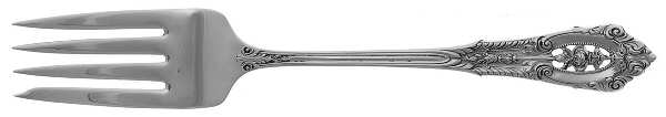 Rose Point (Sterling, 1934, No Monograms) Individual Salad Fork
