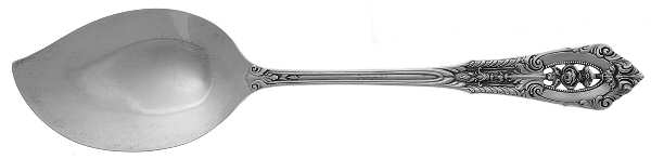 Rose Point (Sterling, 1934, No Monograms) Large Solid Jelly Server