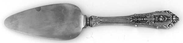 Rose Point (Sterling, 1934, No Monograms) Cheese Server with Stainless Blade