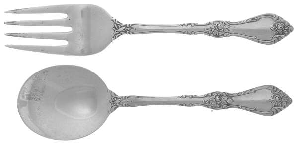 Royal Rose (Sterling, 1962) 2 Pc Baby Set (BF, BS)
