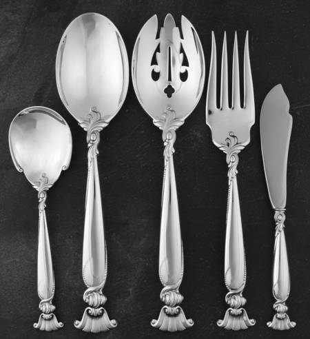 Romance of The Sea (Sterling, 1950) 5 Piece Hostess Set