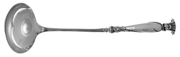 Romance of The Sea (Sterling, 1950) Soup Ladle with Silverplate Bowl