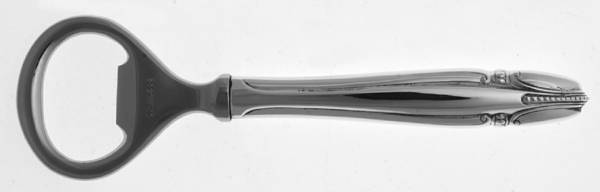 Stradivari (Sterling, 1937, No Monograms) Bottle Opener with Stainless Bowl