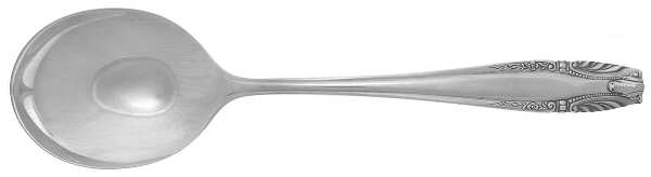Stradivari (Sterling, 1937, No Monograms) Round Bowl Soup Spoon (Cream Soup)