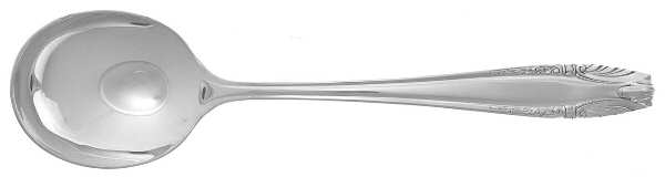 Stradivari (Sterling, 1937, No Monograms) Round Bowl Soup Spoon (Gumbo)