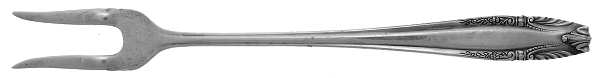 Stradivari (Sterling, 1937, No Monograms) Short Handle Pickle/Olive Fork