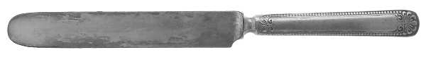 Stuart (Silverplate, 1899) Blunt Solid Knife