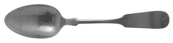 Tipped (Sterling, 1890) Monogram Teaspoon