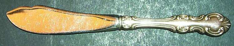 Troy (Silverplate, 1902) Hollow Handle Master Butter Knife
