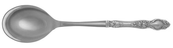 Violet (Sterling, 1904, No Monograms) Salad Serving Spoon with Stainless Bowl HC