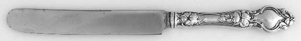 Violet (Sterling, 1904, No Monograms) Old French Hollow Knife