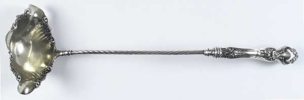 Violet (Sterling, 1904, No Monograms) Hollow Handle Punch Ladle with Solid Bowl