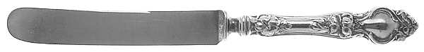 Violet (Sterling, 1904, No Monograms) Old French Hollow Knife with Bolster
