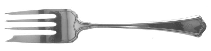Washington (Sterling, 1911) Medium Solid Cold Meat Serving Fork by Wallace Silver