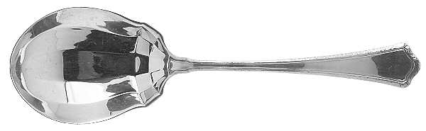 Washington-Hammered (Sterling) Preserve Spoon