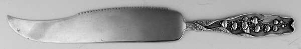 Lily of The Valley (Sterling, 1885, No Monograms) Cake Saw Solid Piece