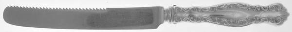 Louis XV (Sterling, 1891) Orange Knife with Silverplate Blade