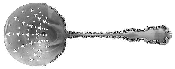 Louis XV (Sterling, 1891) Large Pierced Pea Serving Spoon