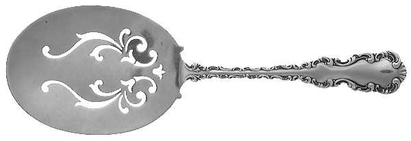 Louis XV (Sterling, 1891) Pierced Solid Egg Server