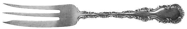 Louis XV (Sterling, 1891) Pastry Fork