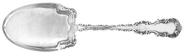 Louis XV (Sterling, 1891) Vegetable Serving Spoon (Solid)
