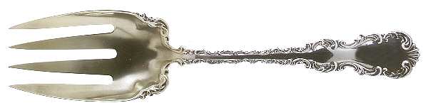 Louis XV (Sterling, 1891) Solid Salad Serving Fork