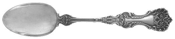 Pompadour (Sterling, 1895-1898) Five O'Clock Teaspoon by Whiting Manf Co