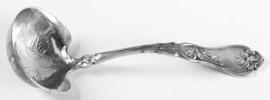 Violet (Sterling, 1905) Solid Gravy Ladle by Whiting Manf Co