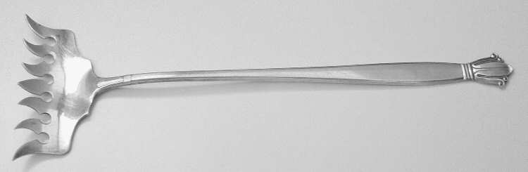 Jenny Lind (Sterling) Large Solid Tined Sardine Serving Fork